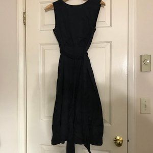 Women's The Limited Black Sleeveles Dress with Sash M